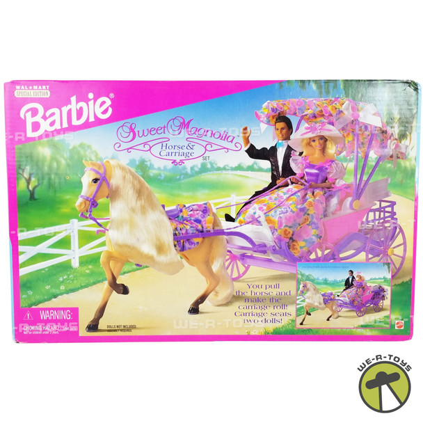 Barbie Sweet Magnolia Horse & Carriage for Barbie Doll Wal-Mart Special NRFB
