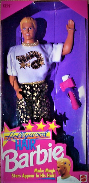 Hollywood Hair Ken Doll Barbie 1992 Mattel #4829