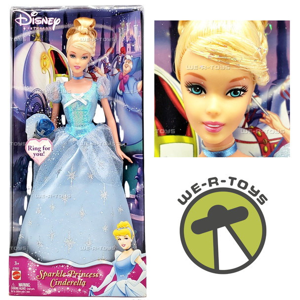 Disney Sparkle Princess Cinderella Doll Disney Princess Series 2004 Mattel G7993