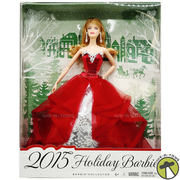 2015 Holiday Barbie Doll Mattel CHR76