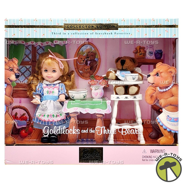 Barbie Goldilocks and the Three Bears Kelly Doll Storybook Favorites Series 2000