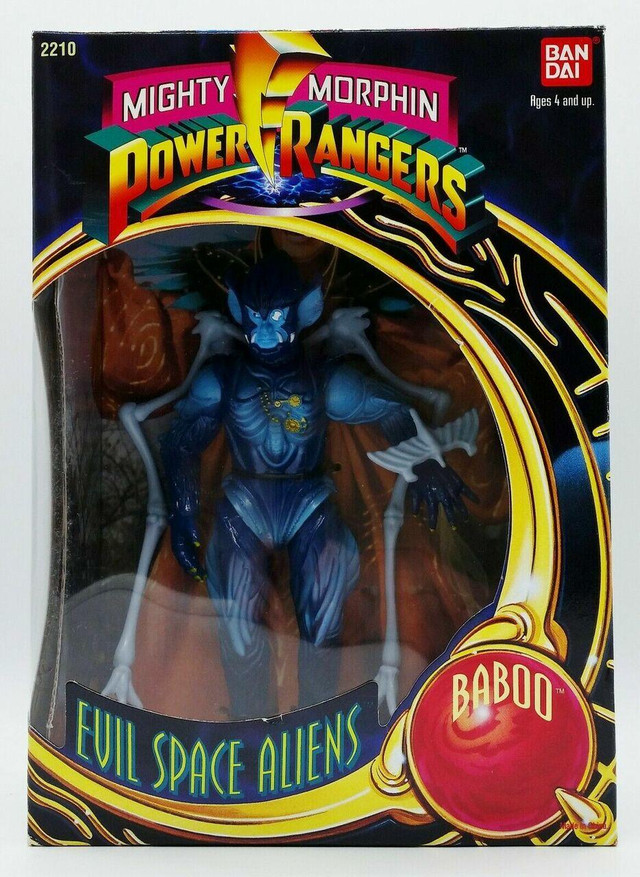 VINTAGE MIGHTY MORPHIN Power Rangers MMPR Evil Space Aliens GOLDAR Bandai EUR 24,52 - FR