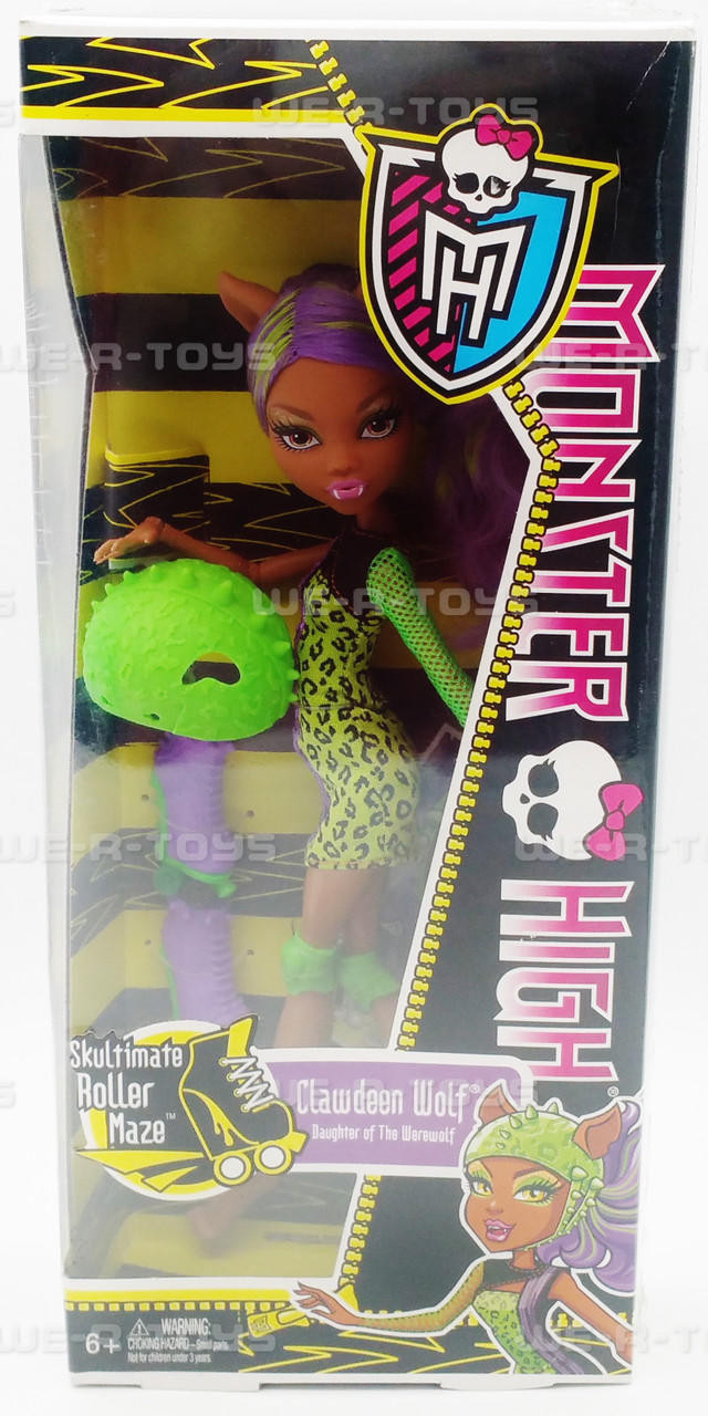 Monster High Skultimate Roller Maze Clawdeen Wolf Doll 2012 Mattel ...