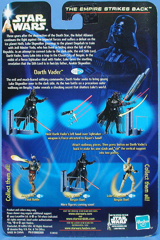 Hasbro Darth Vader Bespin Duel – Action Figure Star Wars Saga Collection 2002, Collezionismo - 2