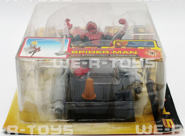 Figurine Spider-Man 2 Toybiz, édition Aerial Flip, 2003, Sous Blister Scellé