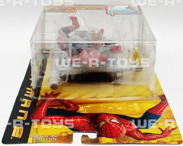 Spider-Man movie 2 Toybiz, aerial flip scellé