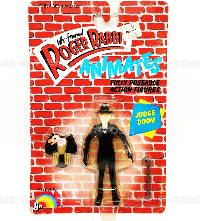 Who Framed Roger Rabbit Animates Judge Doom Action Figure Hasbro NEW ...