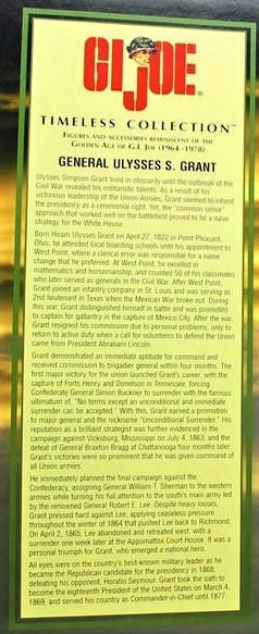 GI Joe Timeless Collection General Ulysses S. Grant Civil War Series 12 ...