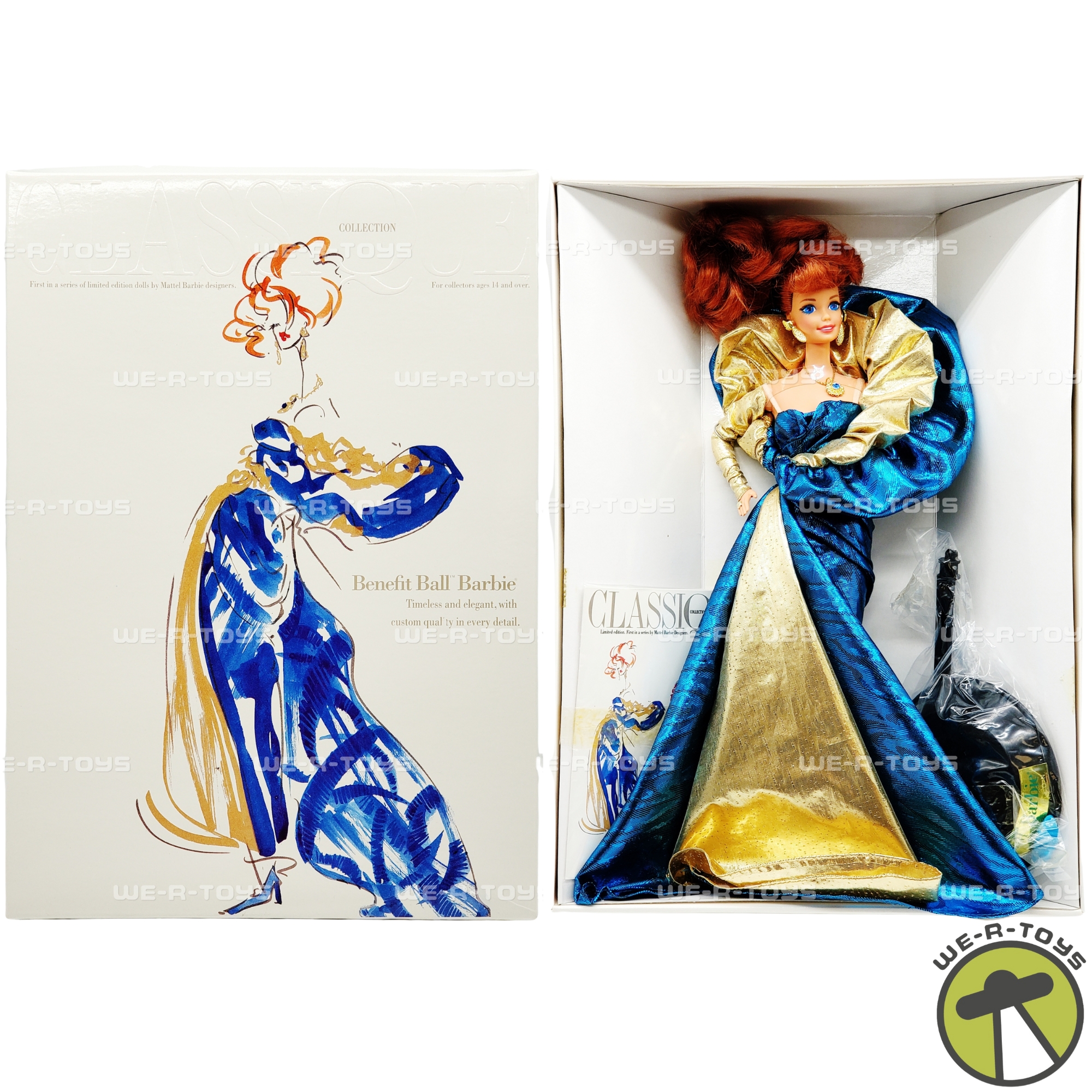 Benefit Ball Barbie Doll The Classique Collection 1992 Mattel 1521