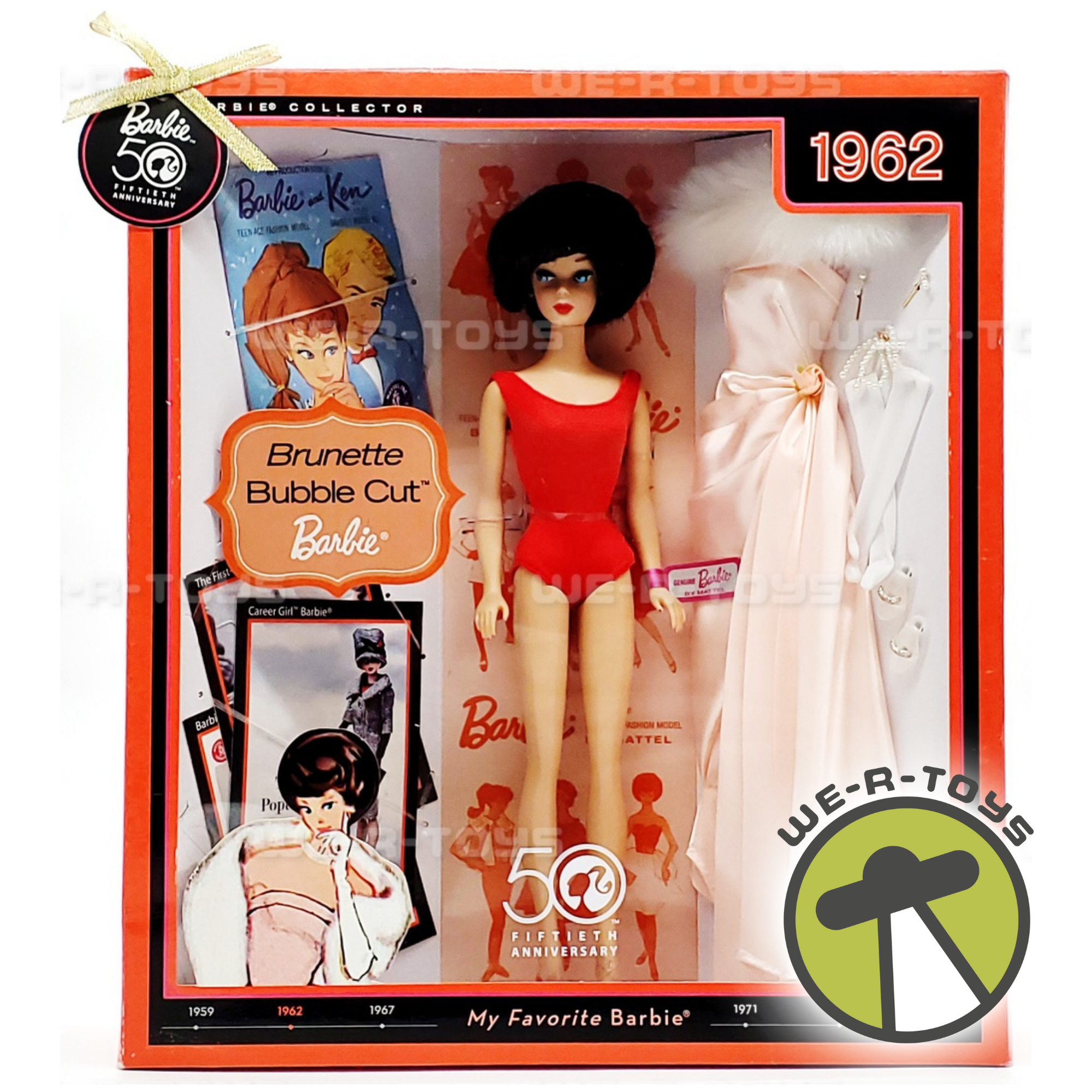 My Favorite Barbie 1962 Brunette Bubble Cut Doll