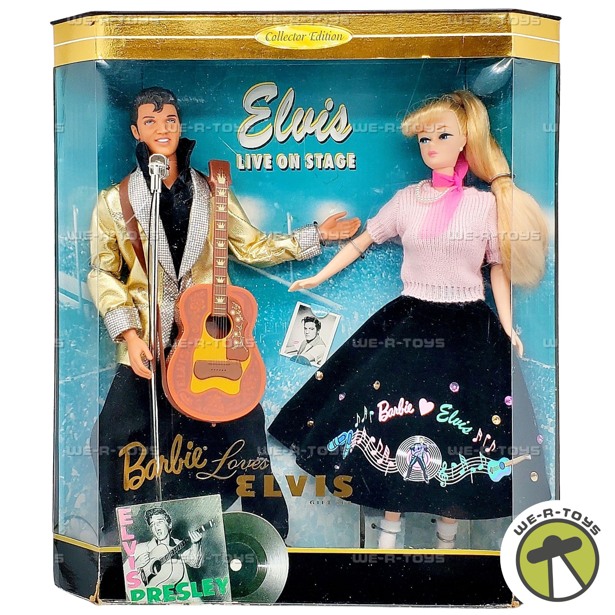 Barbie Loves Elvis Collector Edition Gift Set Dolls 1996 Mattel 17450