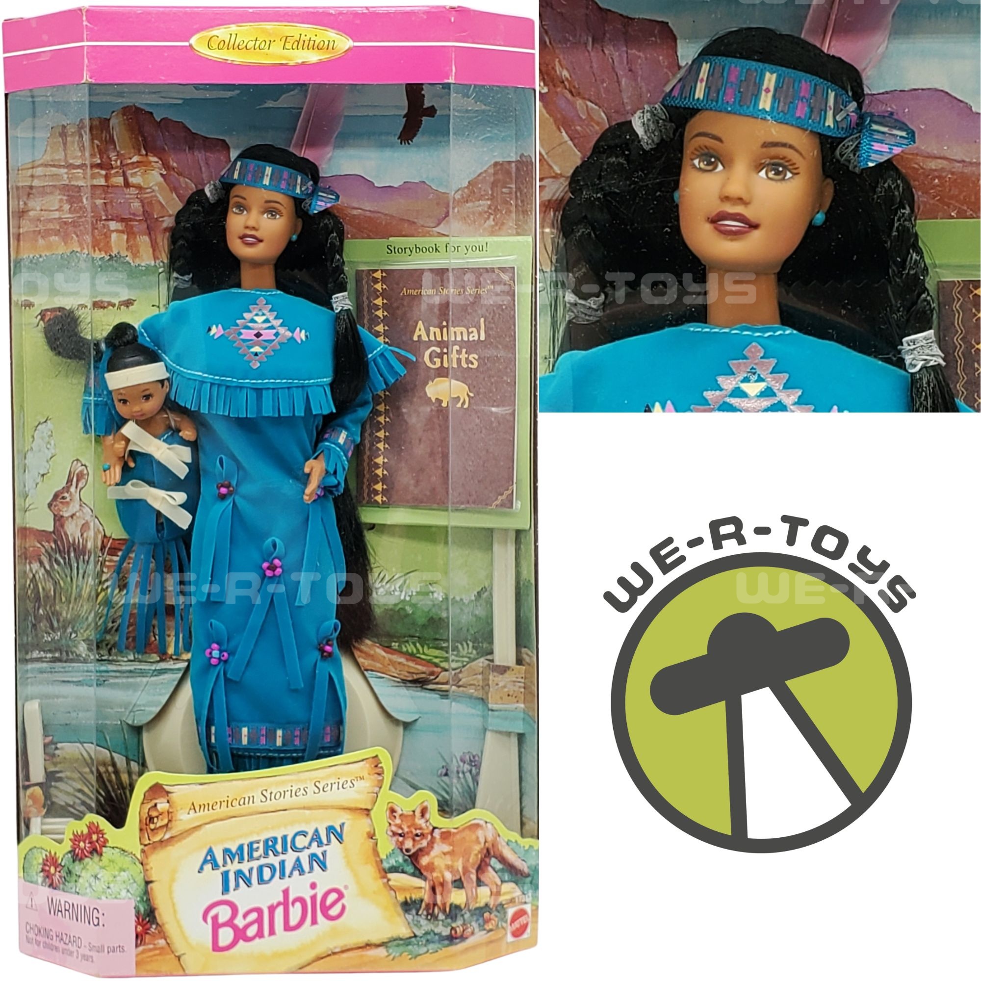 American Indian Barbie Doll American Stories Series 1996 Mattel No
