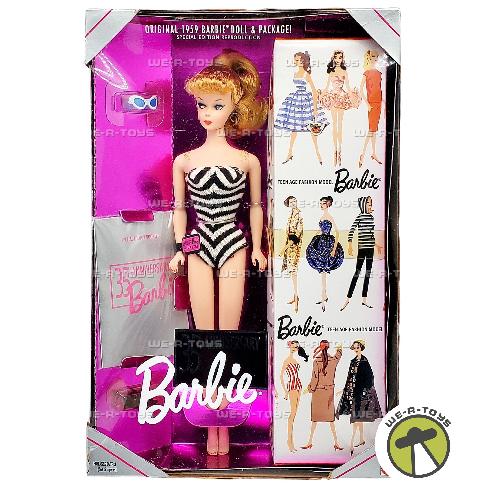 Barbie - vintage♡barbie Original 1959 Barbie Doll 35th Anniversary Special Edition