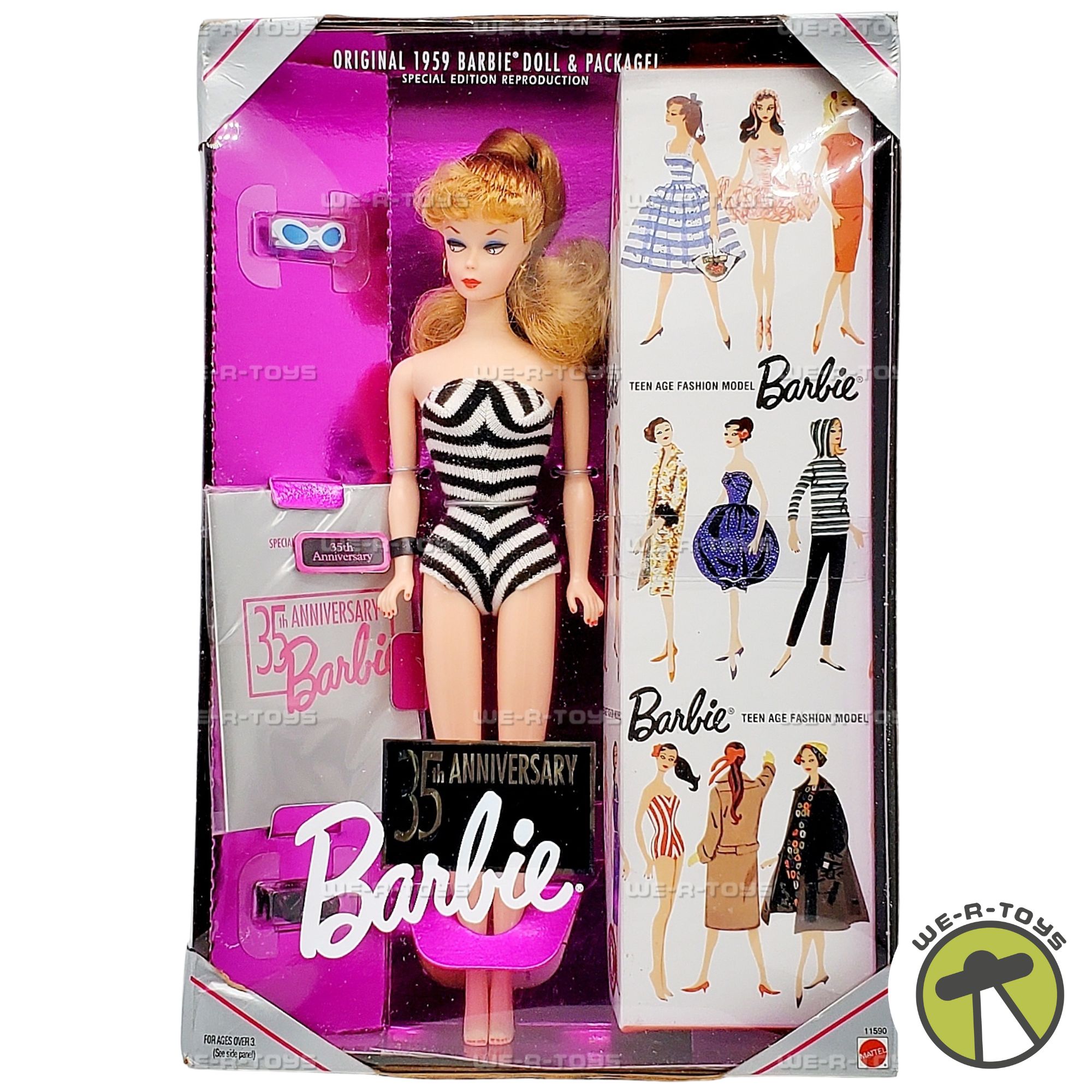 Original 1959 Barbie Doll 35th Anniversary Special Edition