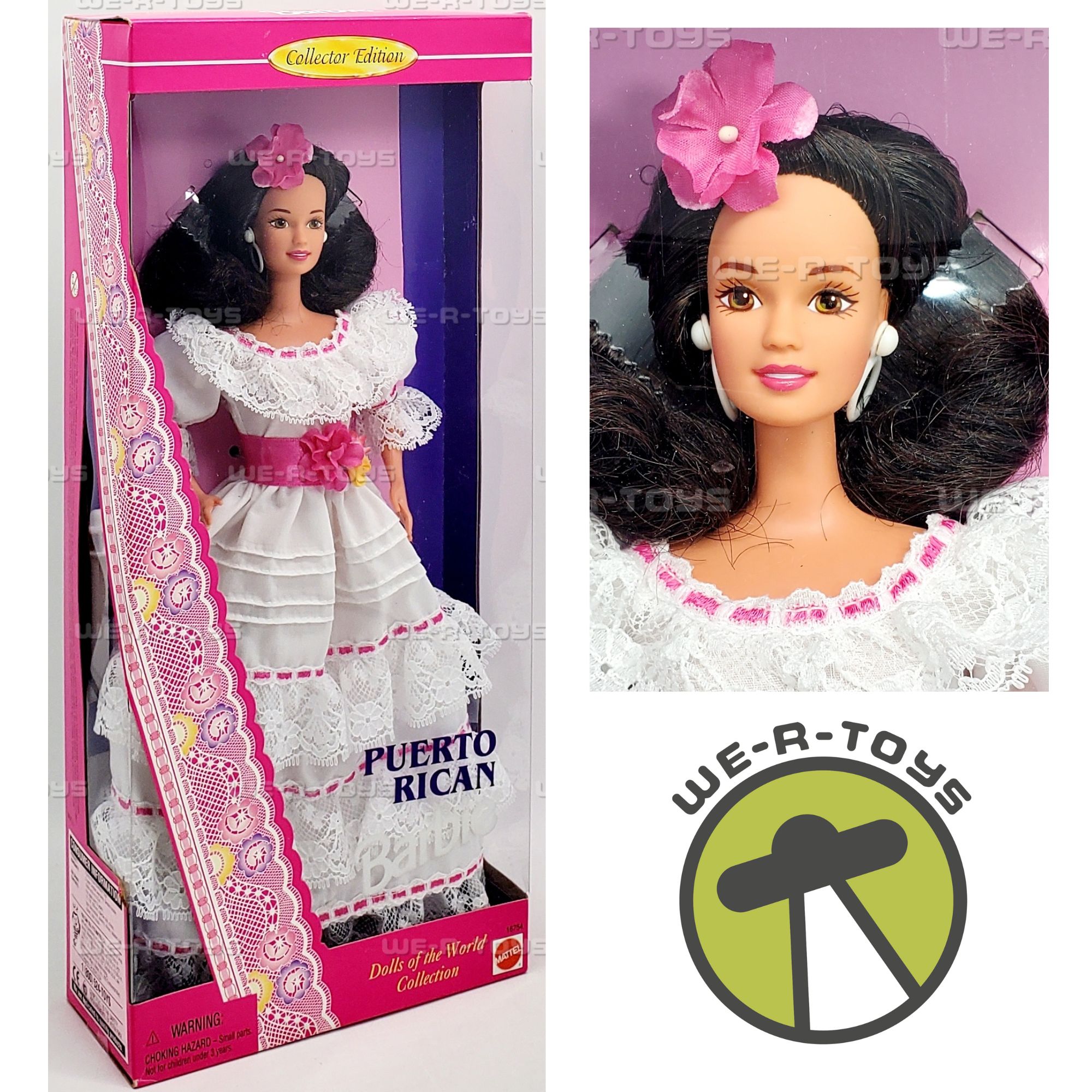PUERTO RICAN Barbie ワールドコレクション 1996 レア Dolls of the World Puerto Rican Barbie Doll 1996 Mattel 16754 - We