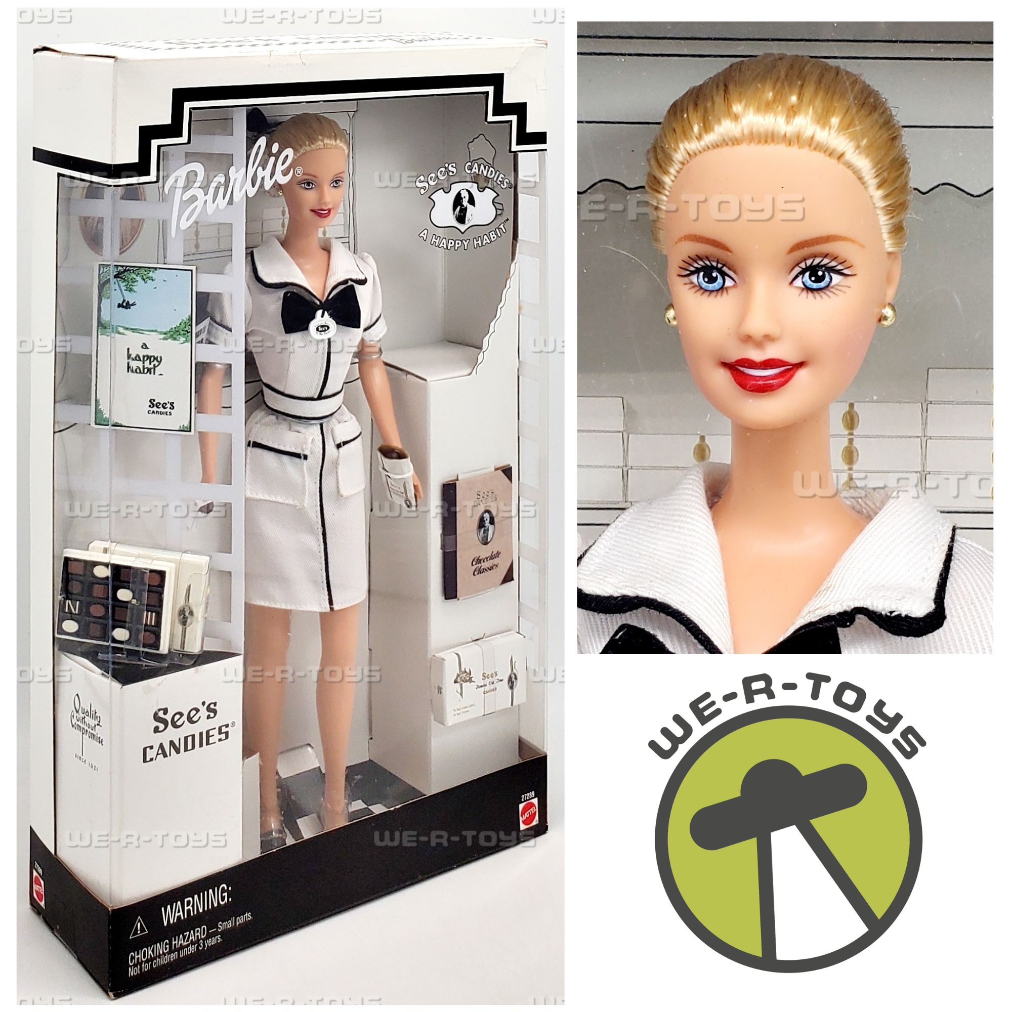 See's Candies A Happy Habit Barbie Doll 1999 Mattel 27289 - We-R-Toys