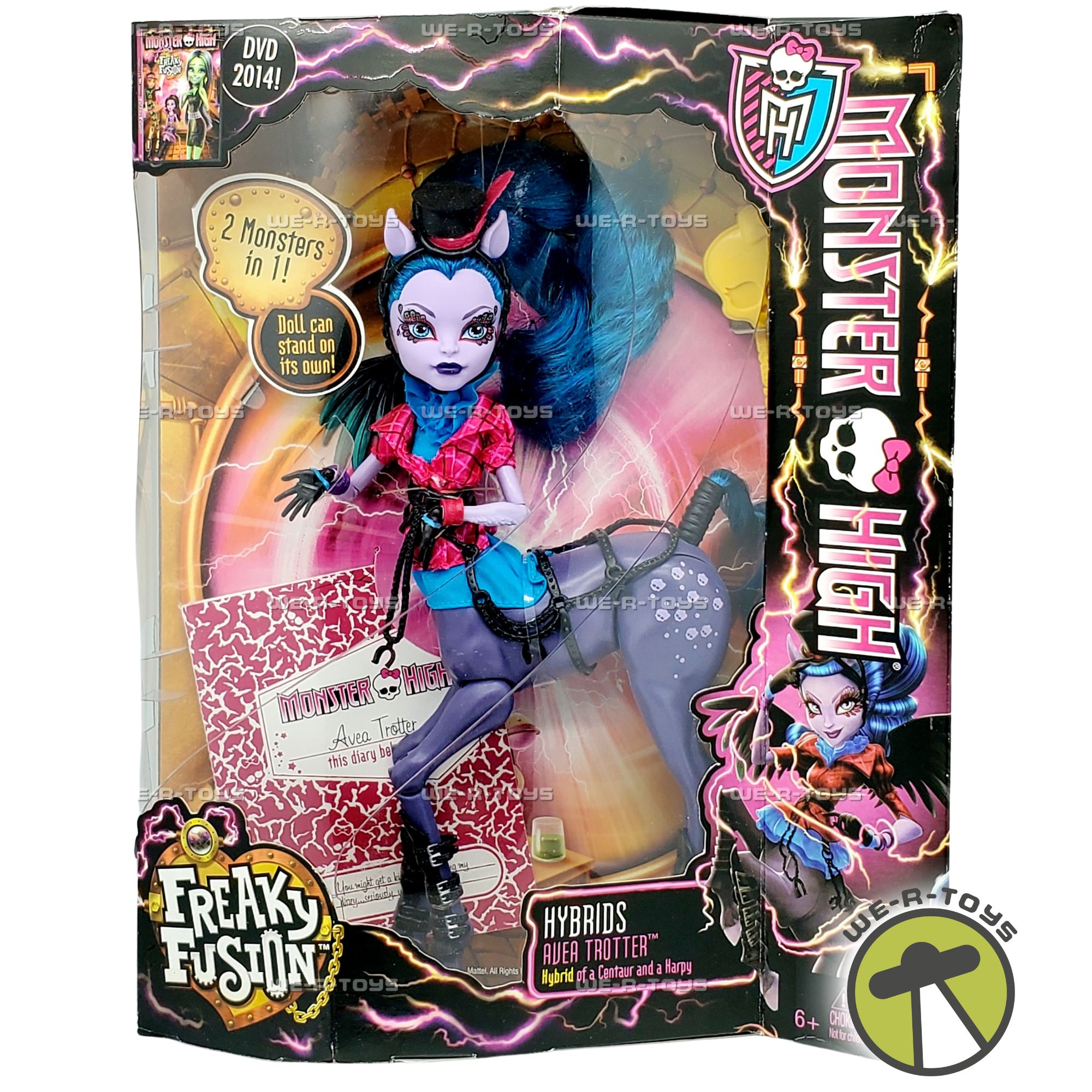 メイシャオ Monster High Freaky Fusion Hybrids Avea Trotter Doll 2013
