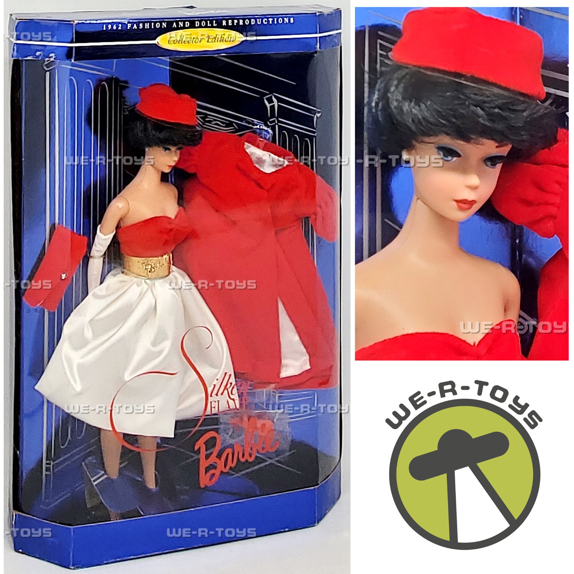 Silken Flame Barbie Doll 1962 Reproduction #18448 Mattel 1997