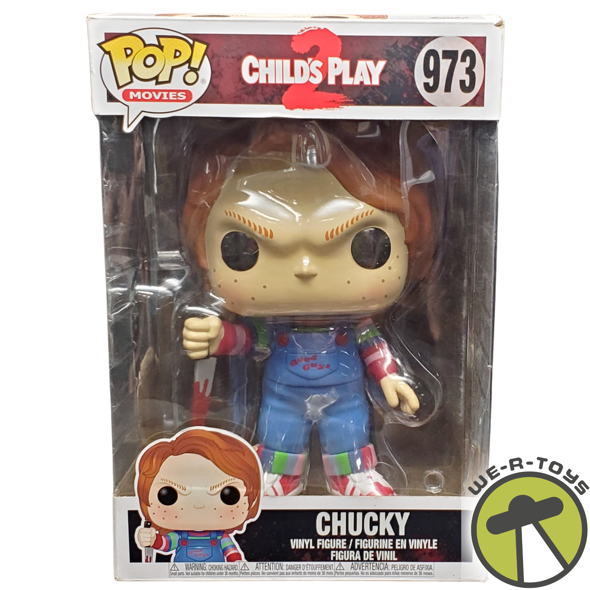 Chucky 10 Inch Pop Vinyl Funko Pop! Movies Child's Play 973 Chucky