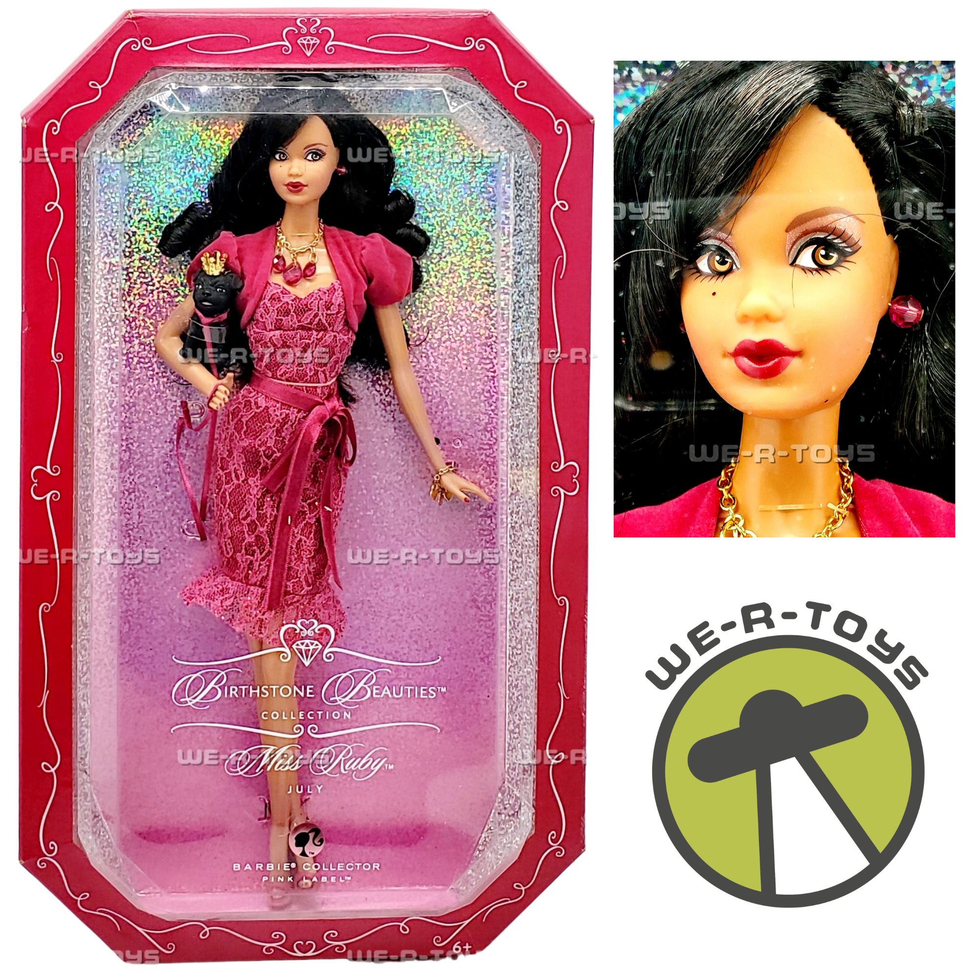 2007年バースストーン　Barbieバービー　ルビー7月　限定ヴィンテージ 2007年バースストーン Barbieバービー ルビー7月 限定ヴィンテージ