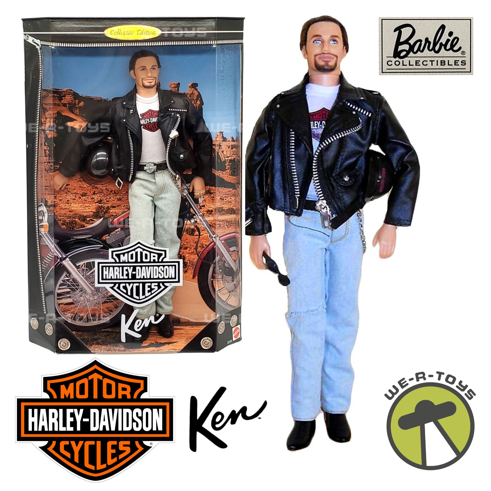 Barbie Harley Davidson Ken Doll #1 Collector Edition 1998 Mattel 22255