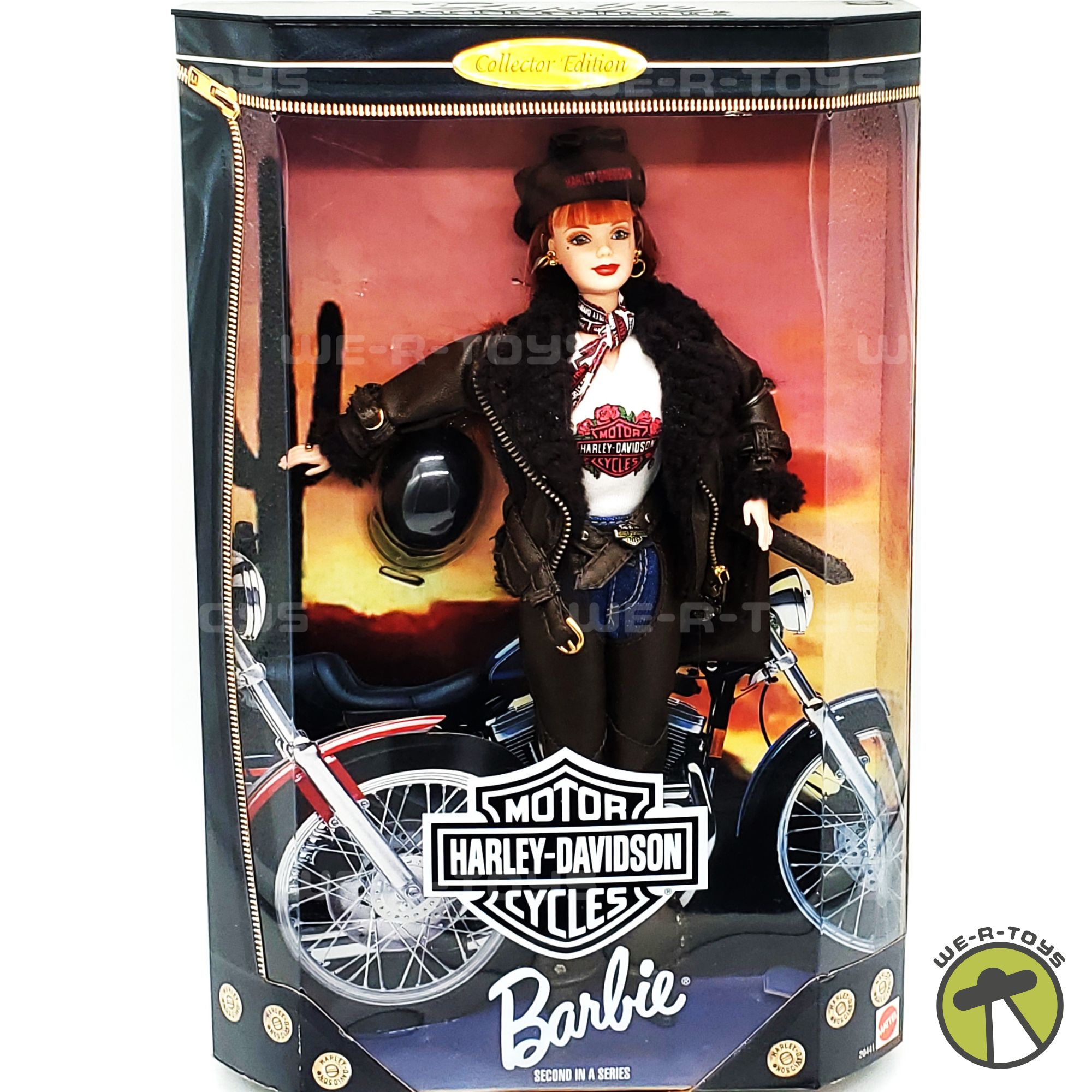 Harley Davidson Barbie Doll #2 Redhead 20441 Mattel