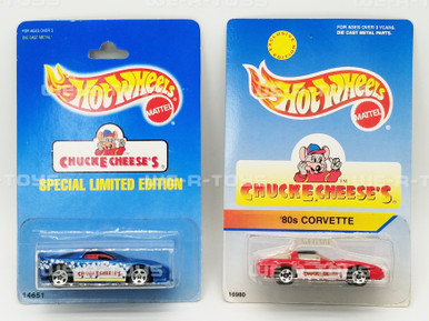 Hot Wheels Lot of 2 Cars Chuck E. Cheese's Special Edition