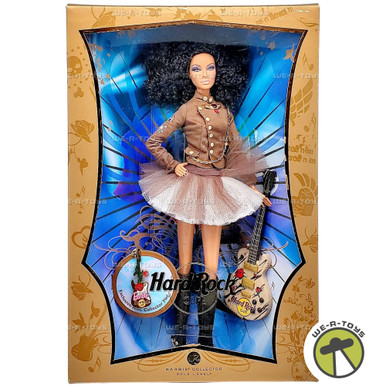Hard Rock Cafe Barbie African American Gold Label Doll 2007 Mattel