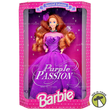 barbie.e  Barbie Portrait in Blue WalMart Special Edition Redhead Doll