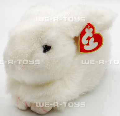 Ty Beanie Baby – Nibble The Bunny, Kuscheliges Hasen-Plüschtier Für Kinder Ab 3 Jahren