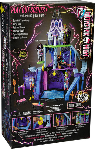 Monster High Freaky Fusion Catacombs Playset 2014 Mattel BJR18