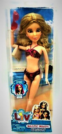 Liv Making Waves Hayden Articulated Fashion Doll 2010 Spin