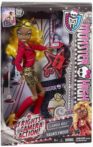 Monster High Clawdeen Wolf Doll Frights, Camera, Action Mattel 2013 1 -   Israel