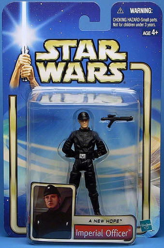 Star Wars A New Hope Imperial Officer Action Figure Hasbro 2002