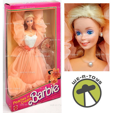 Vintage Peaches 'n Cream Barbie Doll 1984 Mattel No. 7926 NRFB