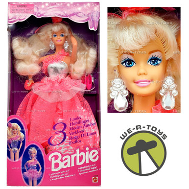 Barbie 3 Looks Doll 1994 Mattel 12339 - We-R-Toys