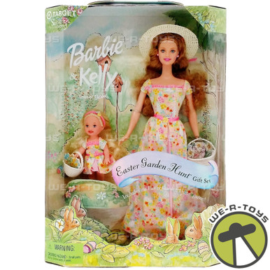 Barbie & Kelly Easter Garden Hunt Doll Gift Set 2000 Mattel #29328