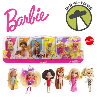 Barbie minib.　 バービー人形　ミニサイズ 6体セット ケース入り Barbie 2008 My Favorites Mini B. Time Capsule Gift Set Number 1