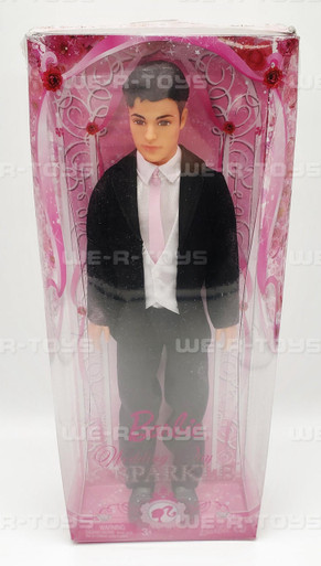 Barbie Wedding Day Sparkle Groom Doll Brunette Mattel 2008 No. N8283 NEW