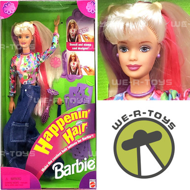 Happenin' Hair Barbie Doll 1998 Mattel 22882