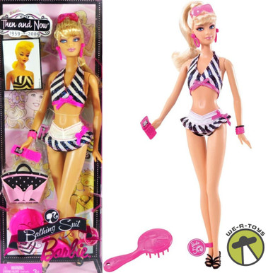 Bathing Suit Barbie Then and Now 1959-2009 50th Anniversary 2008 Mattel  P6508