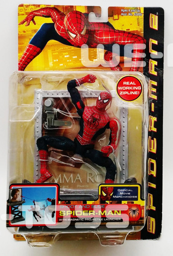 Marvel's Spider-Man 2 Shoot and Slide Spider-Man Action Figure Toy Biz ...