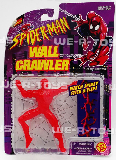 Marvel's Spider-Man Wall Crawler Figure Toy Biz 1997 No