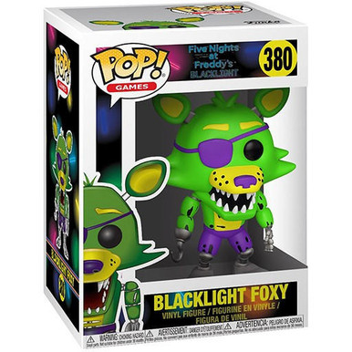 Funko Pop! Games 380 Five Nights at Freddy's Blacklight Foxy Exclusive