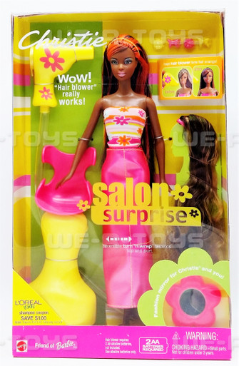 Salon Surprise Christie African American Barbie Doll 2001