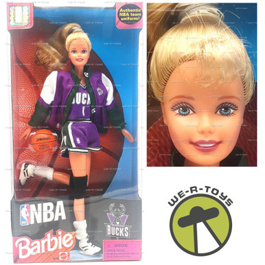 Barbie NBA Milwaukee Bucks 1998 Mattel No. 20738 - We-R-Toys