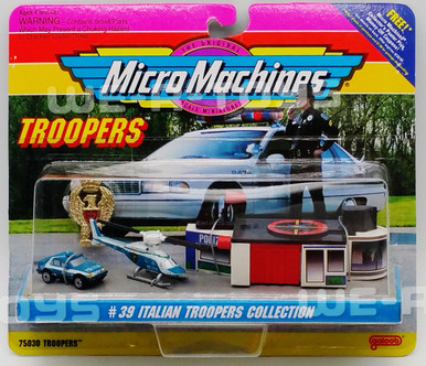 Galoob Micro Machines No. 65400 Troopers California Highway Patrol  Collection #4 Playset on Card for Sale -  - Antique Toys for  Sale