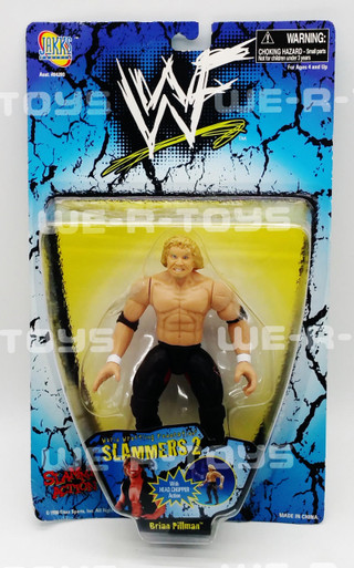 WWE WWF Slammers 2 Brian Pillman Action Figure Jakks Pacific 1998 No. 84201  NEW