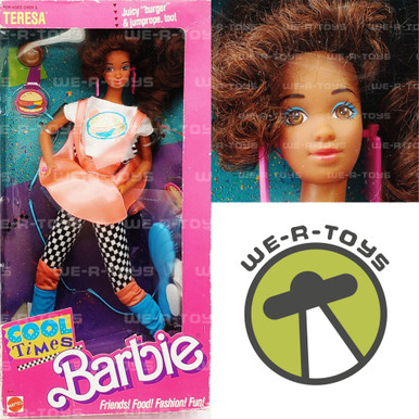 Barbie Cool Time African American Teresa Doll Mattel 1988 No. 3218 NEW