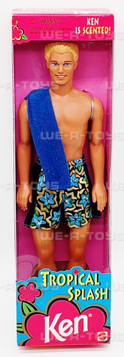 Barbie Tropical Splash Ken Doll Mattel 1994 12447 New We R Toys 3833